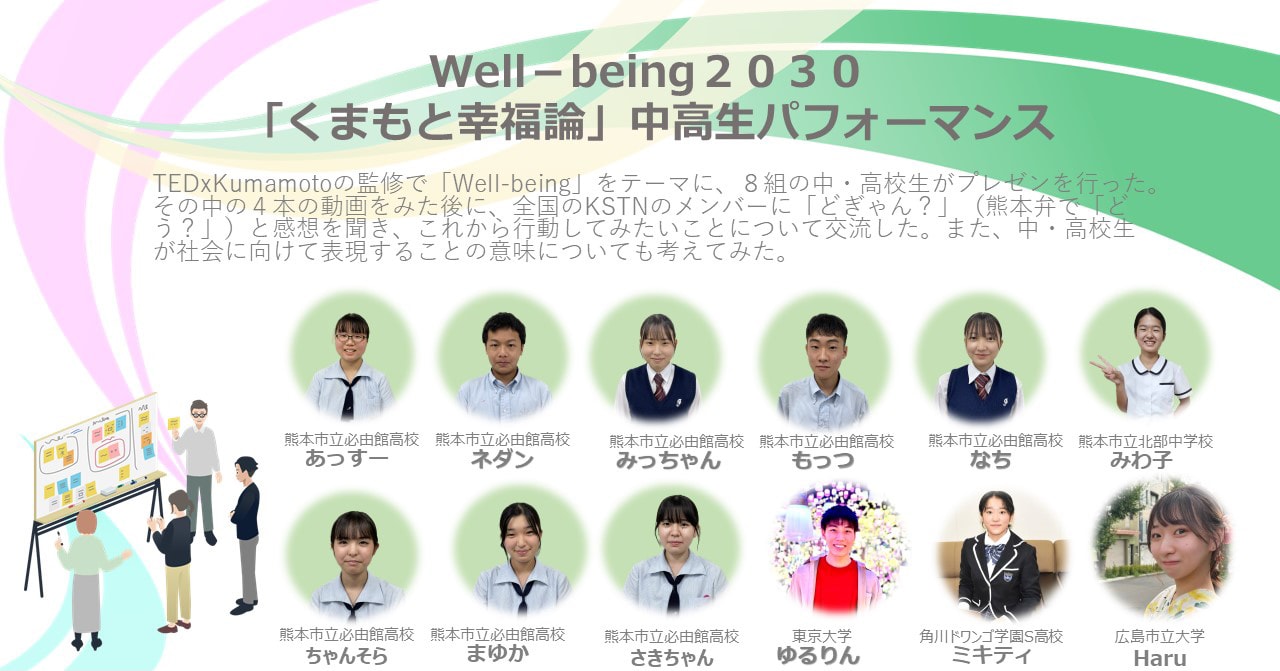 Well-being2030「くまもと幸福論」中高生パフォーマンス